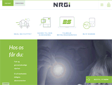 Tablet Screenshot of nrgi.dk